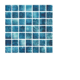 Aquastyle Arrecife Blue Glass Mosaic Tile