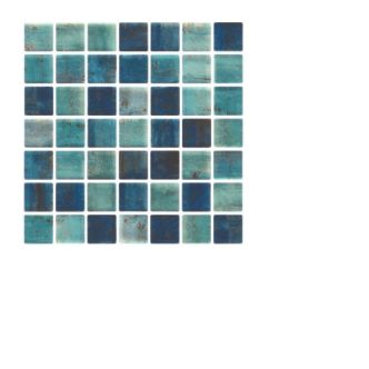 Aquastyle Forest Blue Glass Mosaic Tile