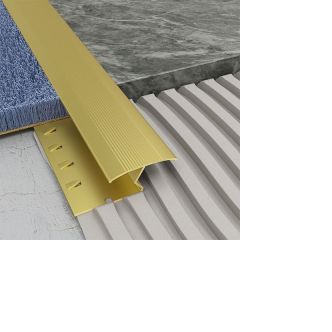 Carpet to Tile Trim Standard Synbrass