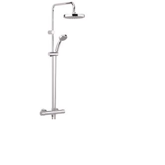 Carre Exposed Fixed Head Bar Shower with Diverter & Kit