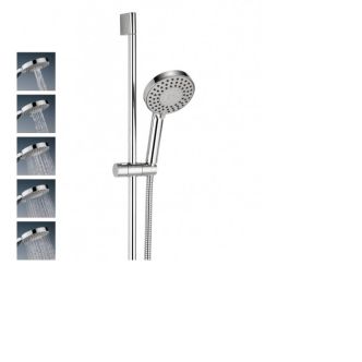 Central shower kit with five spray patterns