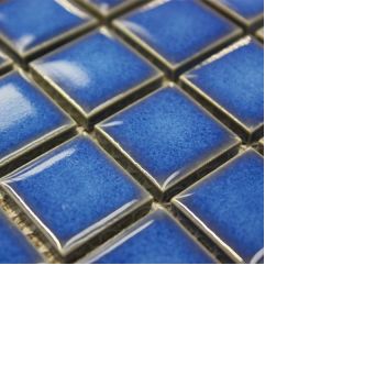 Ceramic Pool Gloss Baltic Blue Mosaic Tile
