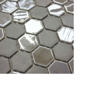 Hexagon Stone-Opalo Grey Blend Mosaics