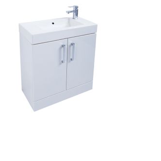 Liberty White 700mm Cabinet With Basin