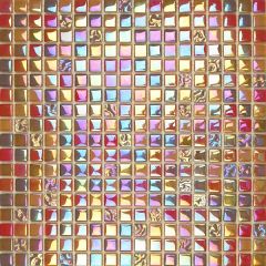 Lustrous Red Mix Glass Mosaic