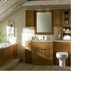 Mereway Sargasso Light Oak Fitted Bathroom
