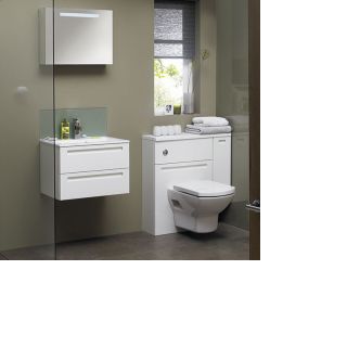 Mereway Strada White/White Combination Bathroom