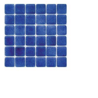 Niebla Foggy Dark Blue Glass Mosaic Tile 