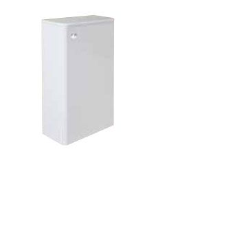 Options White 500mm WC Unit with Concealed Cistern
