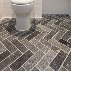 Original Style Negra Black Tumbled Marble tiles