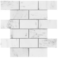Original Style Viano White Brickbond Honed Marble