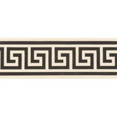 Original Style Greek Key Border Black on White