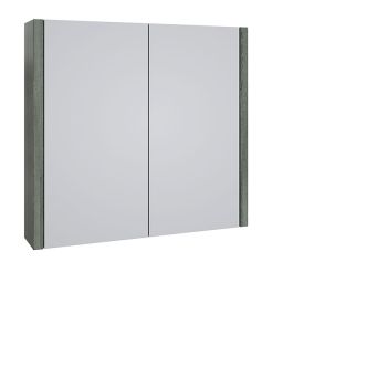 Purity Grey Ash 800mm Mirror Cabinet
