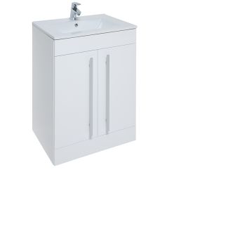 Purity White 600mm Door Unit With Basin