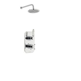 Viktory Thermostatic Concealed Shower with Fixed Overhead Drencher 