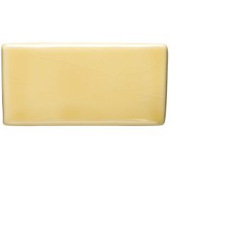 Winchester Classic Soft Yellow Half Tile (crazed finish) 12.7 x 6.3cm